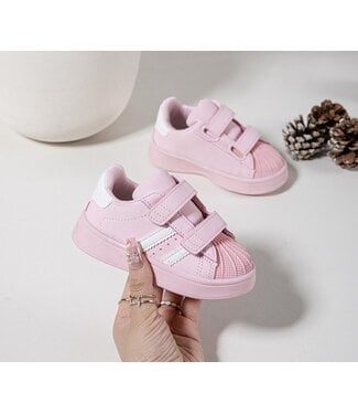 Stripe sneakers 2.0 - Roze