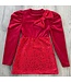 Draakjes en Boefjes Velvet & Glitter Dress - Rood