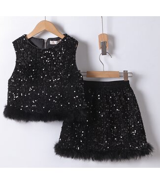 Glitter & Glamour Set - Zwart