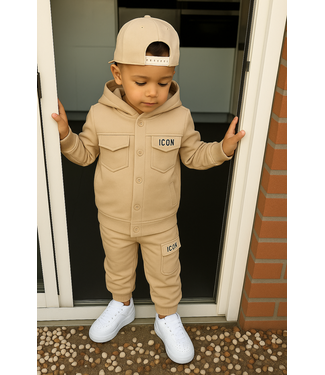 Icon Joggingset - Beige