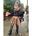Draakjes en Boefjes Leatherlook rokje - Bronze