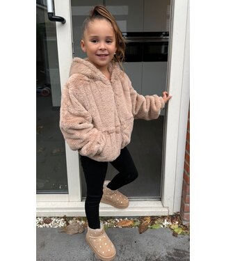 Fluffy Basic Jasje - Camel