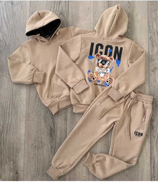 Icon Joggingset - Beige