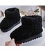 Teddy boots - Zwart