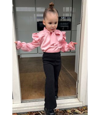 Draakjes en Boefjes Glitter Flared Broek - Zwart