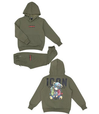 Icon Joggingset - Khaki