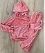 Velvet & Glitter Set - Roze