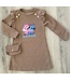 Stitch Dress Met Tasje - Camel