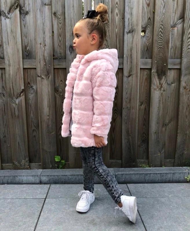 Keep me warm winterjas - Roze