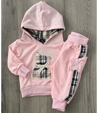 Bear Joggingset - Roze
