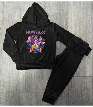 K-Pop Demon Hunters Velvet Set - Zwart
