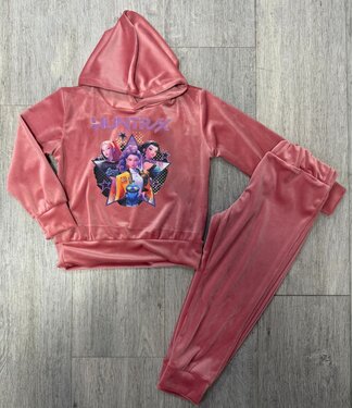 K-Pop Demon Hunters Velvet Set - Oud Roze