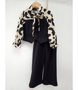 Leopard Blouse & Pantalon