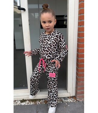 Draakjes en Boefjes Perfect Outfit - Jogging Set Leopard