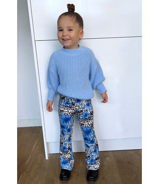 Draakjes en Boefjes Knitted Sweater - Licht blauw