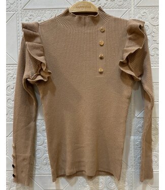 Button sweater - Camel