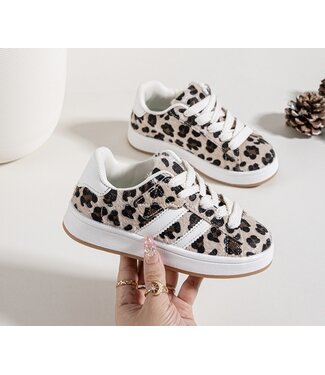 Stripe sneakers - Leopard 2.0