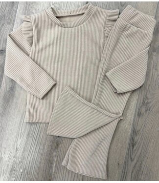 Rib Set - Beige