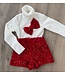 Glitter & Bow Set - Rood