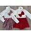 Glitter & Bow Set - Roze