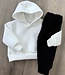 Joggingset - Zwart/Wit (Unisex)
