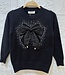 Sparkle & Bow Sweater - Zwart