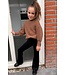 Draakjes en Boefjes Velvet flared broek - Zwart