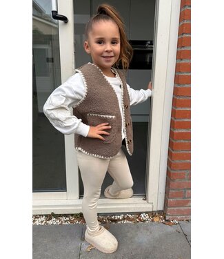 Teddy Gilet - Camel