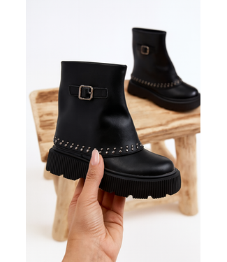 Studded Boots  - Zwart