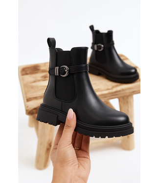 Zwarte Gevoerde Boots