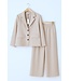 Blazer & Flared Pantalon - Beige