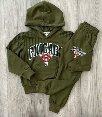 Chicago Joggingset - Khaki