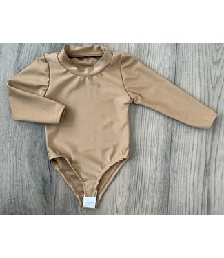 Zijden Body - Taupe