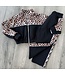 Leopard & Chill Set - Zwart
