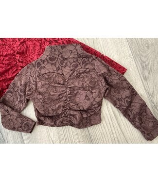 Kanten Top - Marron