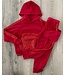 Velvet & Glitter Set - Rood