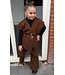Belted Gilet & Flared Broek - Marron