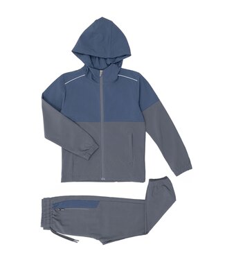 Joggingset - Navy/Grijs