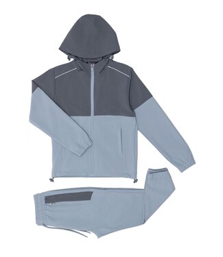 Joggingset - Licht blauw/Grijs