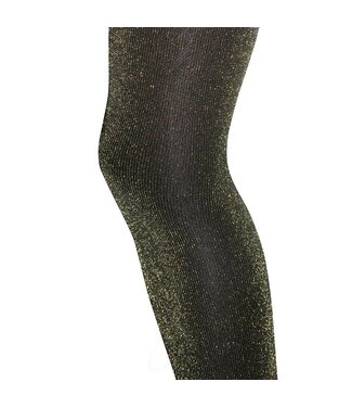 Kinder panty - Zwart/Glitter Goud