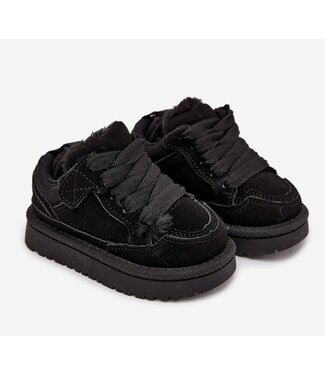 Furry Sneakers (Unisex) - Zwart