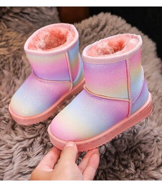 Keep me warm boots - Regenboog