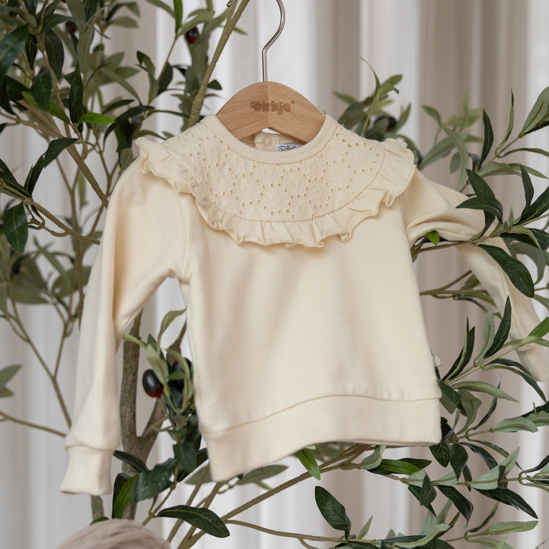 Sweater Met Grote Kraag - Off White
