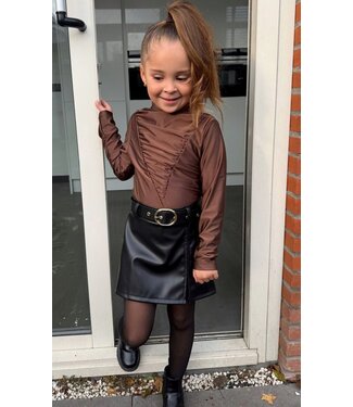 Zijden Body - Marron