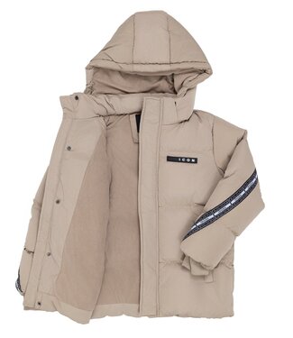 ICON Winterjas met fleecevoering – Beige