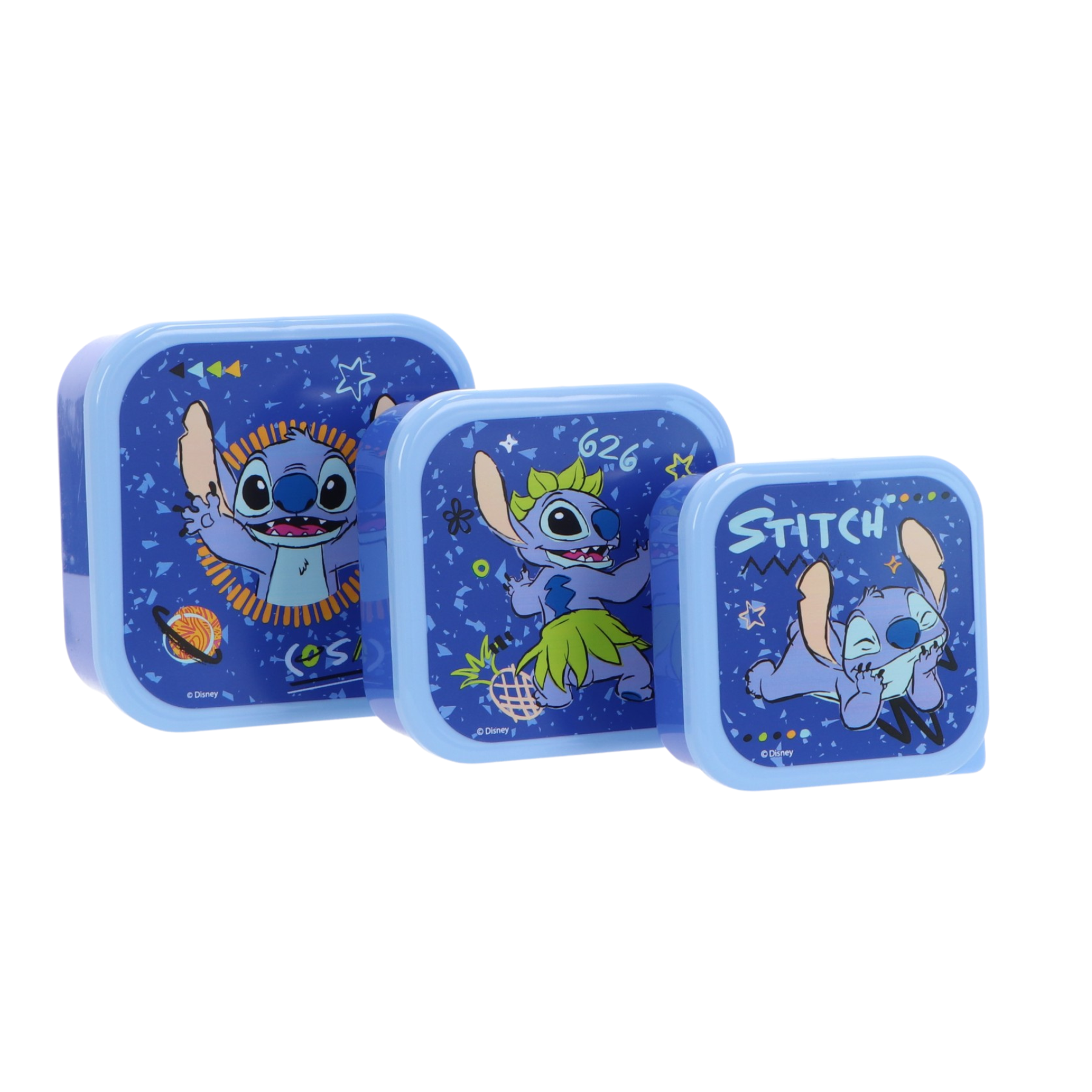 Stitch 5-delige Lunchset - Blauw (Verzenddatum 3 nov)