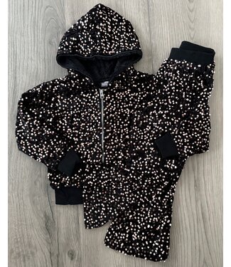 Pailletten Set - Zwart