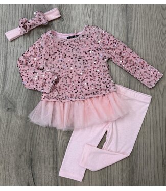 Sparkle Tule Set (3-Delig) - Roze
