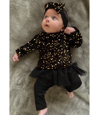 Sparkle Tule Set (3-Delig) - Zwart