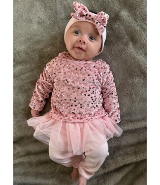Sparkle Tule Set (3-Delig) - Roze